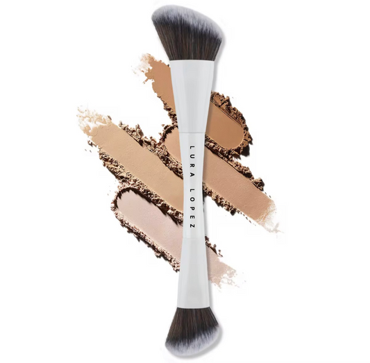Lura double-ended contour brush